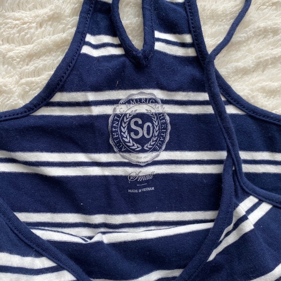 Navy Stripe Skater Dress - Picture 4 of 4